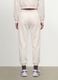 White cotton-blend joggers with elasticated waistband, regular fit_3