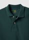 Green pure cotton polo shirt regular fit_5