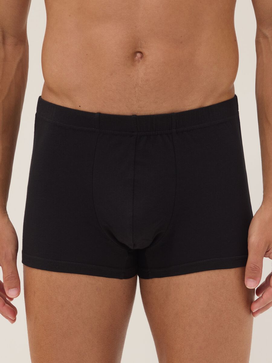 Boxer nero in cotone organico_1