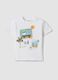 White short-sleeve pure cotton T-shirt_0