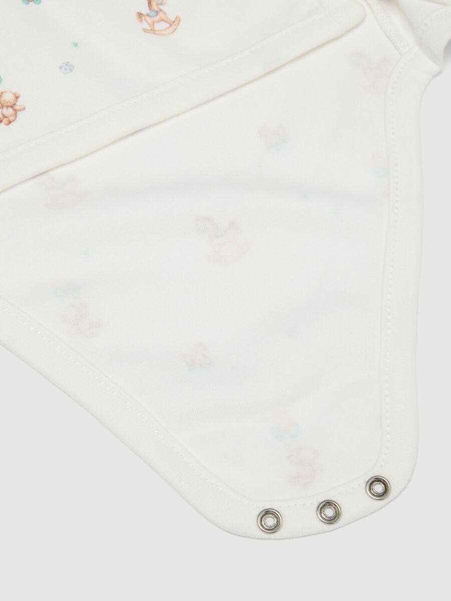 2-pack of multicolour organic cotton baby bodysuits with print_3