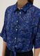 Multicolour pure viscose shirt with regular fit and pattern_3