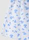 Girls&rsquo; pure cotton white shorts with floral print_2