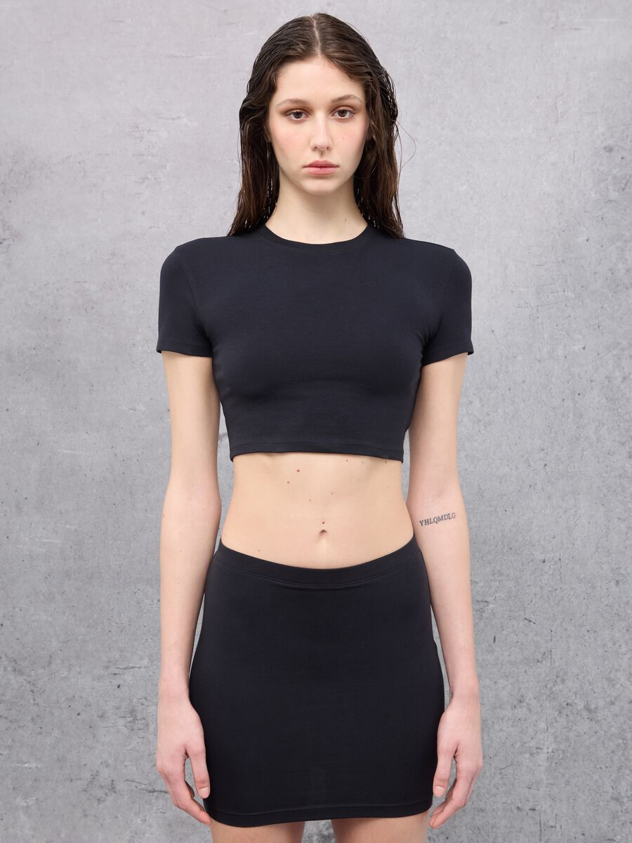 Crop - Shirt Black_0
