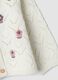 White openwork knit crew-neck cardigan_3