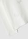 White pure organic cotton T-shirt with butterfly print for girls_3
