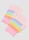 Pink stretch viscose set with hat and gloves_2