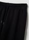 Black cotton blend jogger trousers regular fit_5