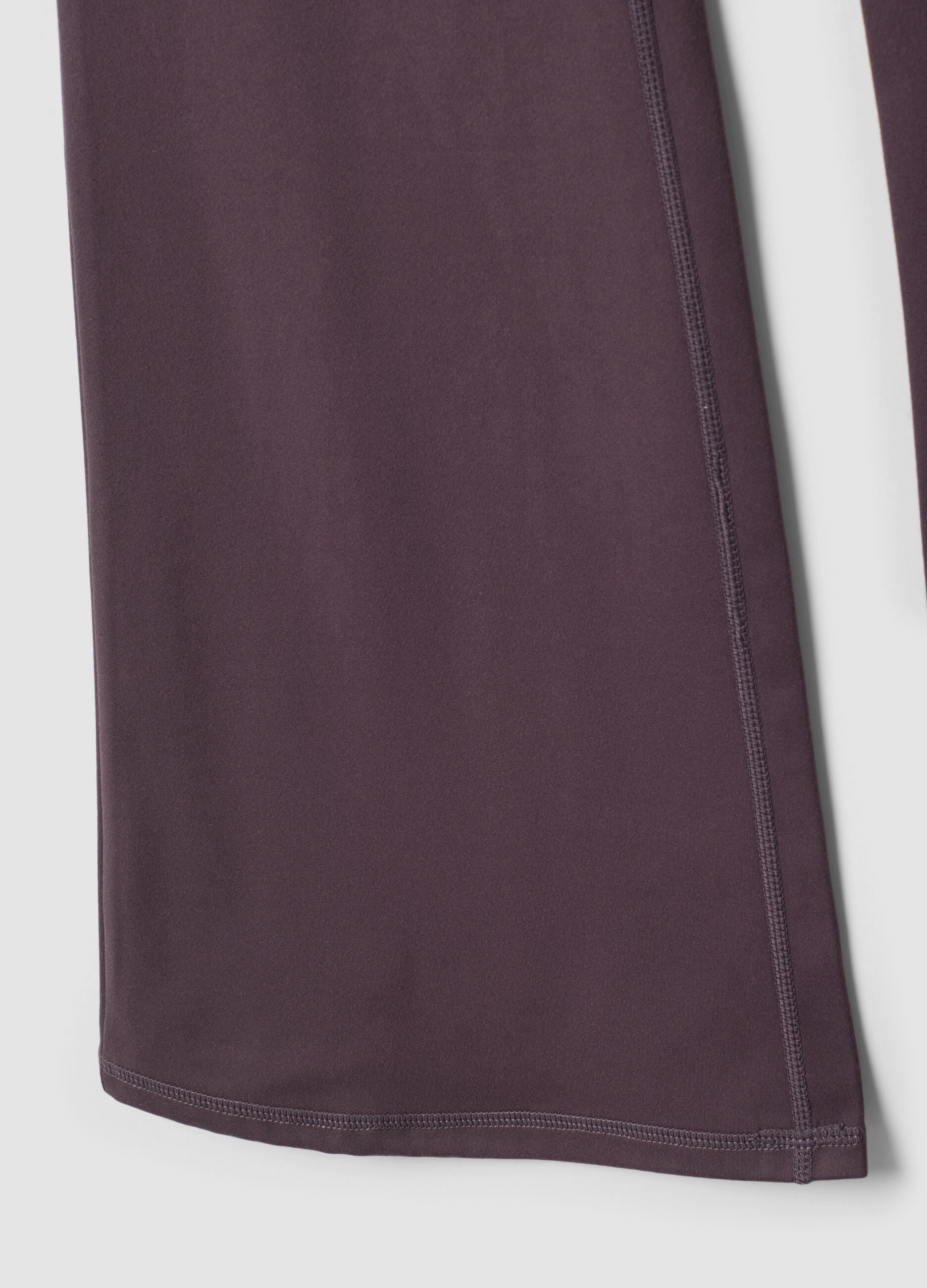 Purple flared leggings in breathable stretch fabric ALTAVIA STUDIO