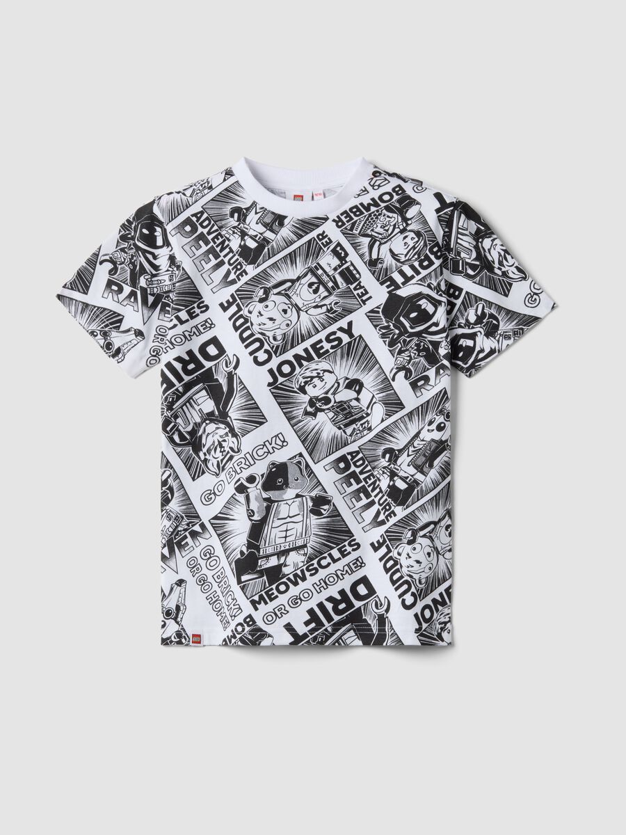 T-shirt in puro cotone multicolor da bambino regular fit con stampe_3