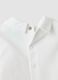 White pure organic cotton romper with collar for babies_3