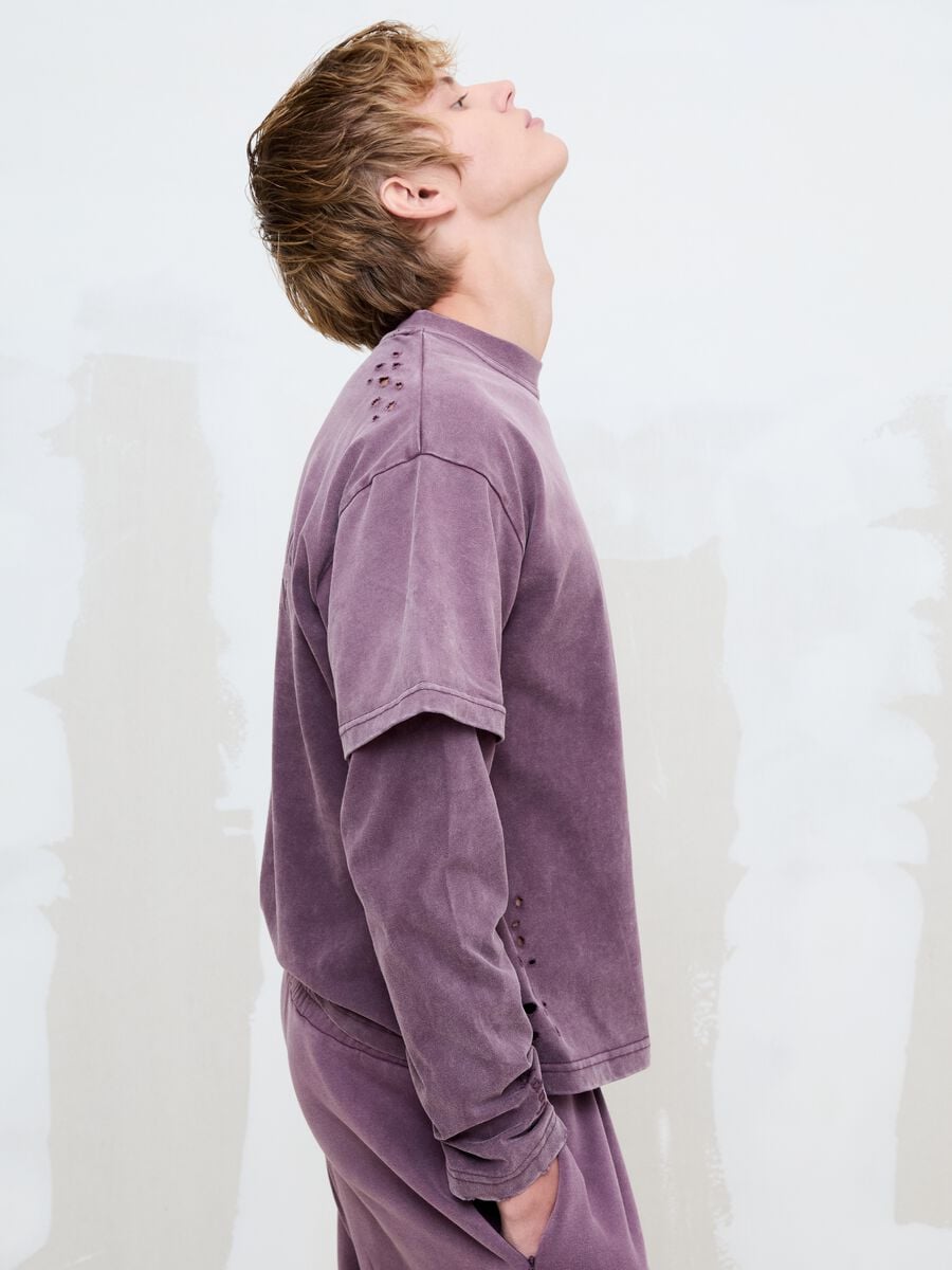 Double Long-Sleeve Sunfaded Burgundy_5