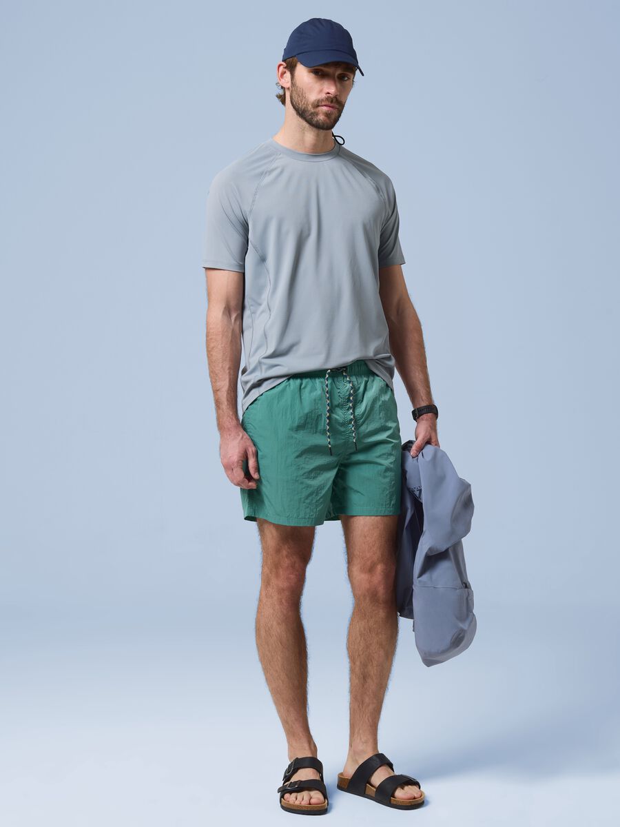 T-shirt grigia in tessuto elasticizzato ALTAVIA SAILING_0
