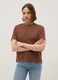 Brown pure cotton t-shirt regular fit_0