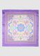 Multicolour scarf with floral patterns_2