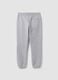 Grey cotton-blend joggers with logo_6