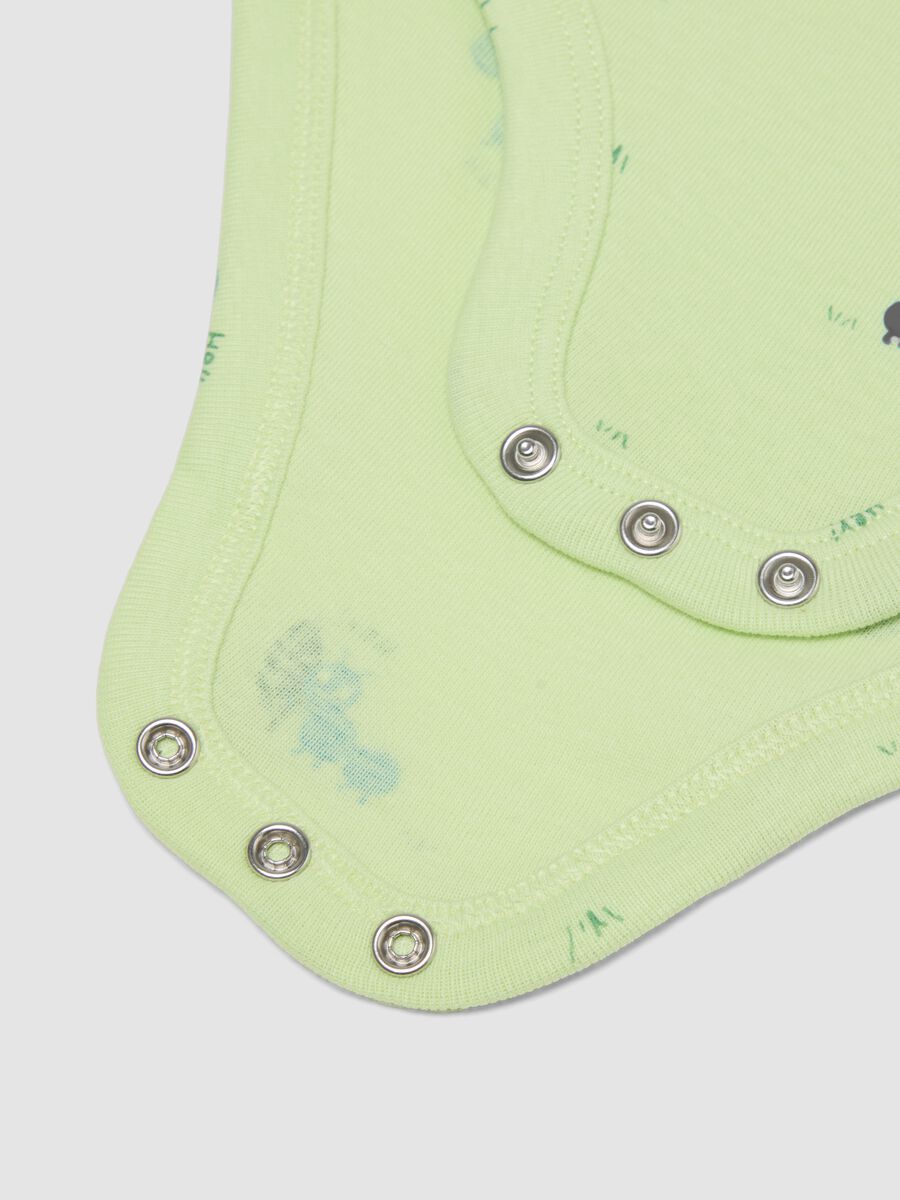 Tripack body in puro cotone multicolor da neonato con formiche_2