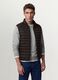 Brown Ultralight Padded Gilet with Zip_0