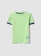 Green pure organic cotton kids&rsquo; T-shirt with print_0