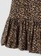 Brown pure cotton dress with animal print, oversized fit_2