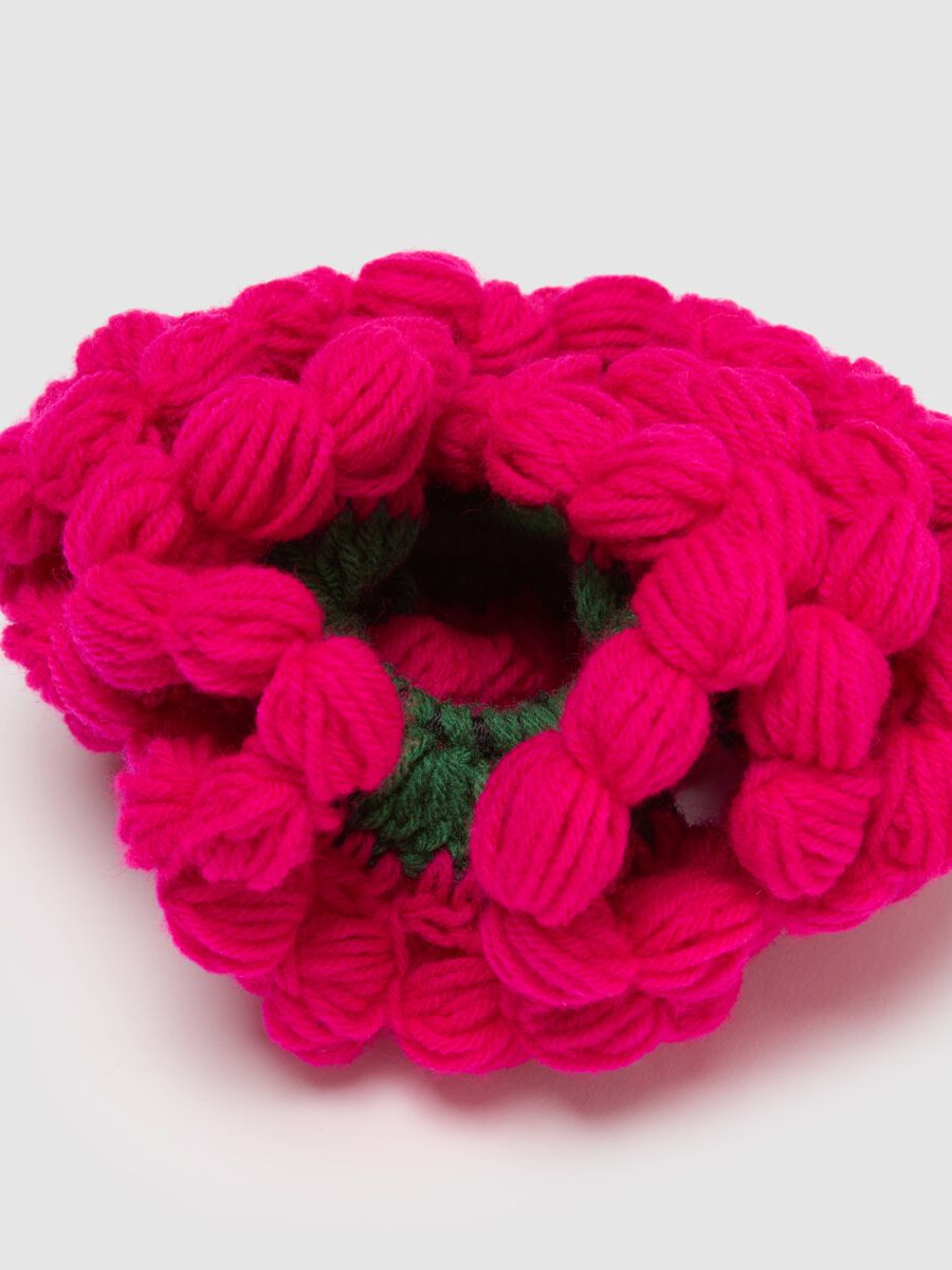Elastico per capelli in pura lana multicolor_2