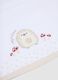 White 100% cotton baby sheet with hedgehog embroidery_1