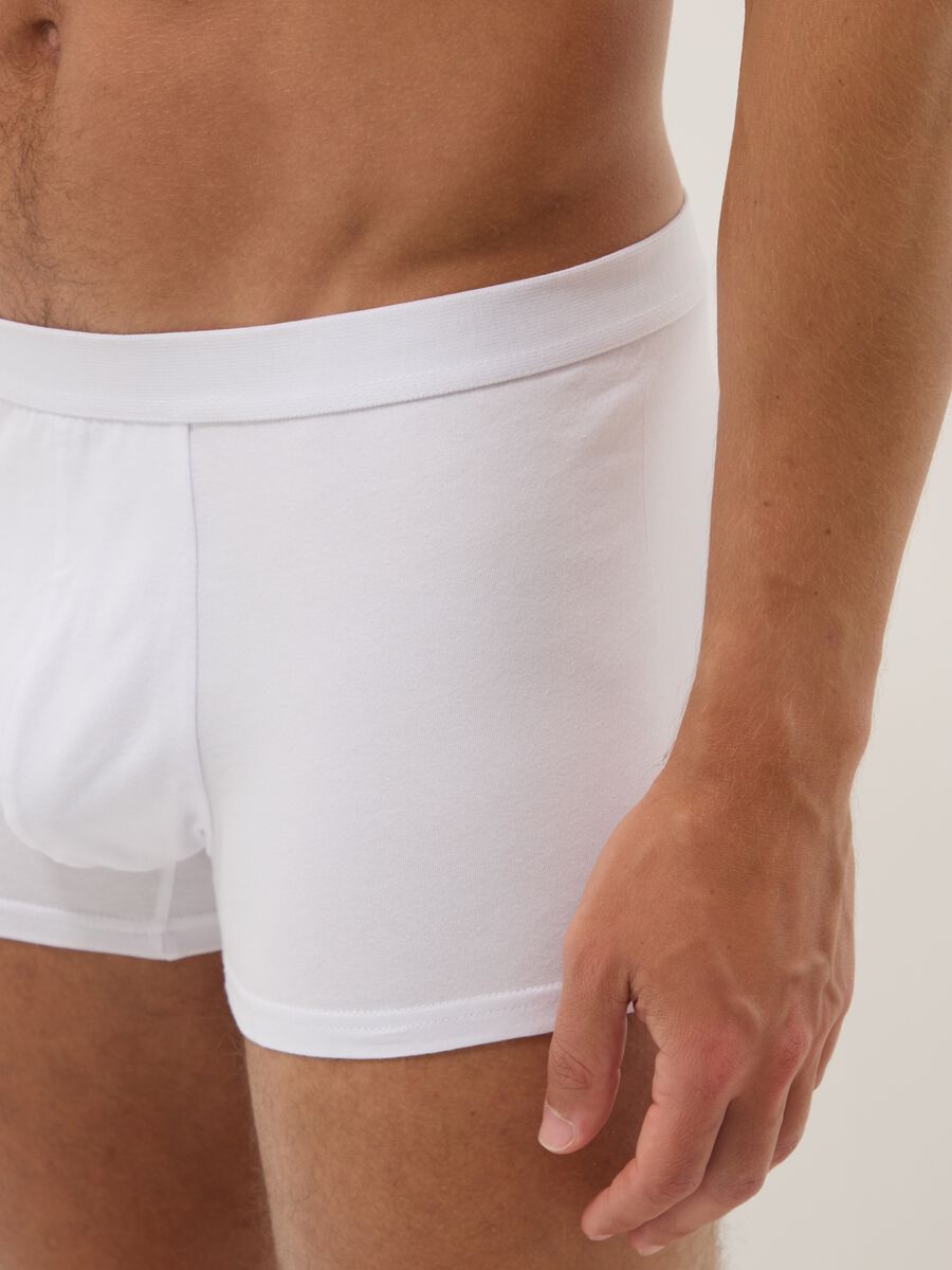 Three-pack of white organic cotton boxer shorts_3