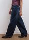 Blue balloon-fit pure cotton jeans_3