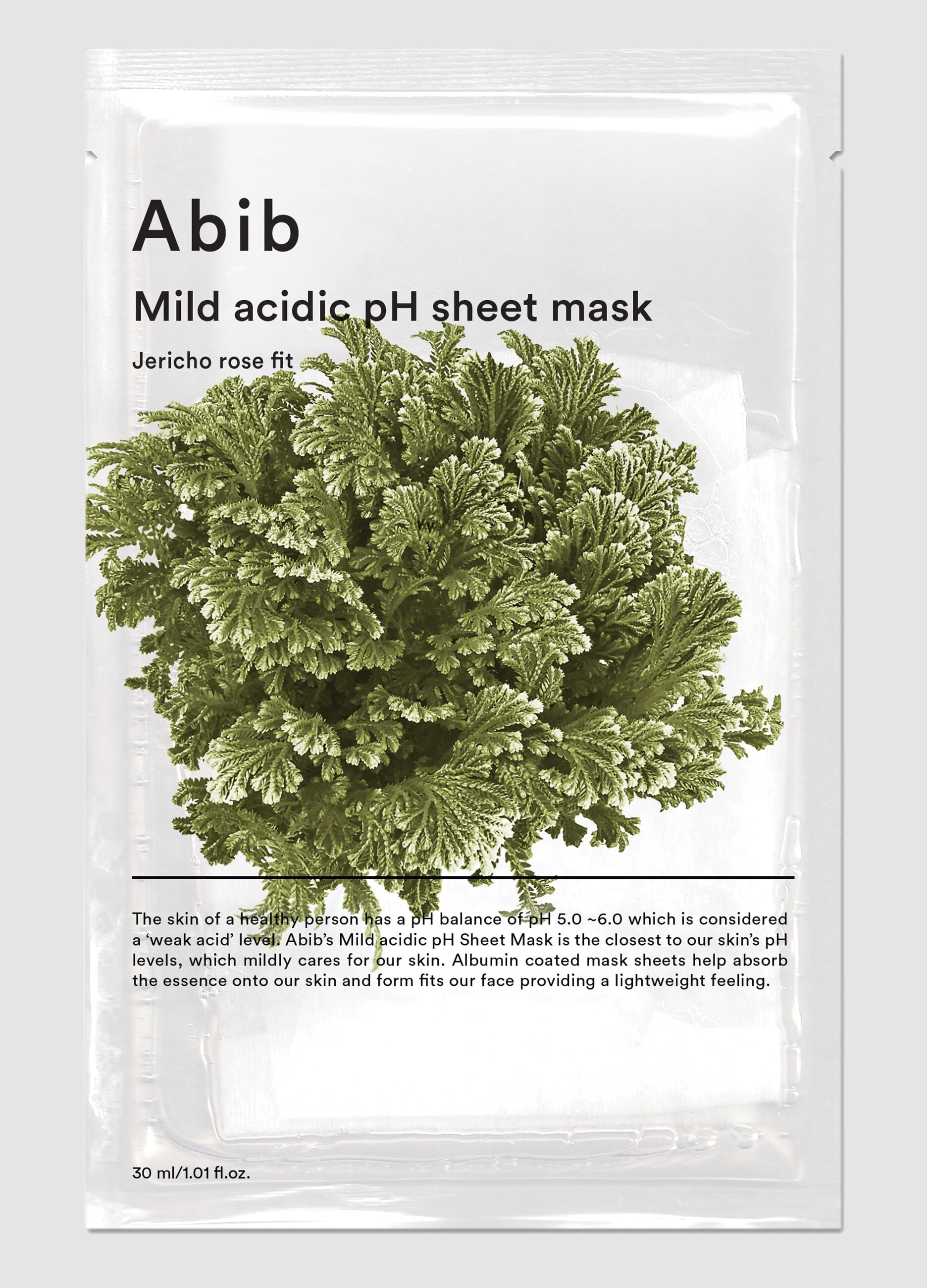 ABIB Mild Acidic pH Jericho Rose Fit Sheet Mask 30ml &ndash; Korean Skincare