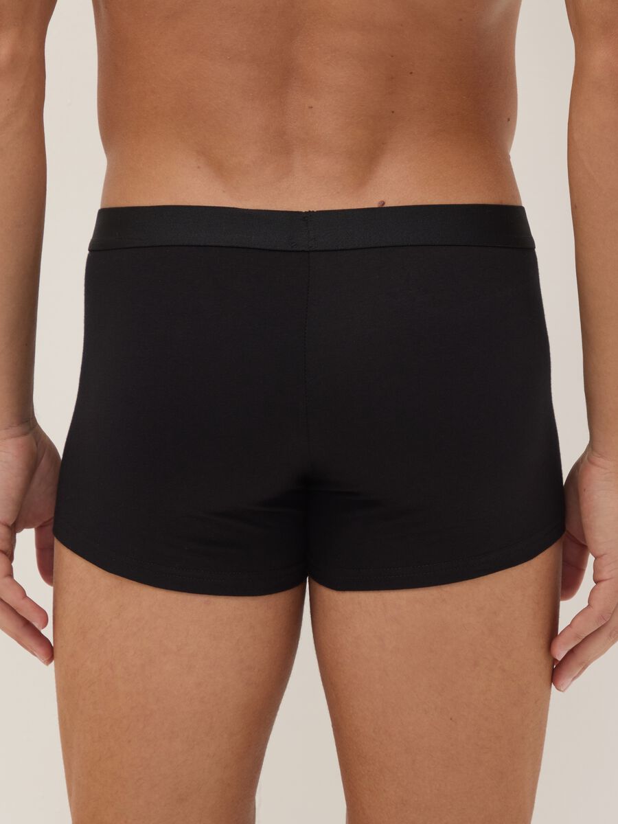 Three-pack of black organic cotton boxer shorts_2