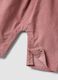 Pink pure cotton dungarees with ruffle straps for baby girl_3