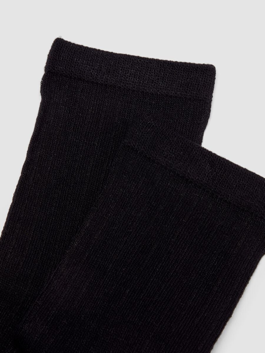 Two-pack of green and black stretch socks_1