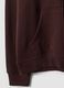 Brown cotton-blend hoodie in a regular fit_2