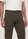 Green slim-fit stretch cotton twill trousers_2