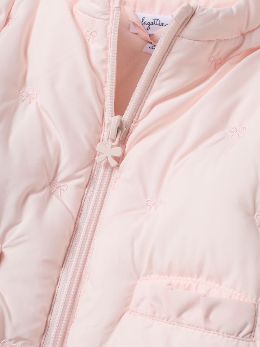 Baby Girls&rsquo; Pink Padded Zip-Up Jacket_2