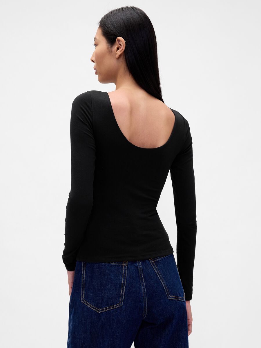 Maglia a maniche lunghe elasticizzata_1