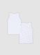 2-pack of girls&rsquo; white organic cotton vests, regular fit_1