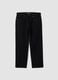 Black pure cotton denim jeans, relaxed fit_4