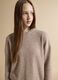 Beige pure cashmere oversized jumper_2