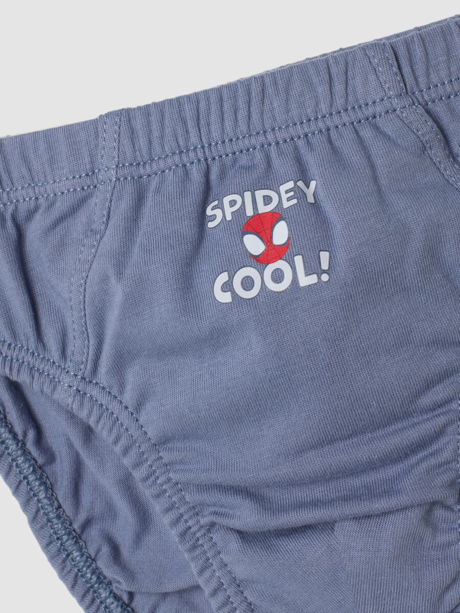 Five-pack of pure organic cotton briefs with MARVEL Spider-Man prints_2