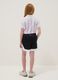 Black sporty shorts with white inserts_1