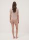 Multicolour pure organic cotton pyjamas with striped T-shirt and shorts_3