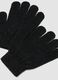 Black stretch-fabric gloves with shimmer threads_2