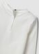 White organic stretch-cotton T-shirt with heart print for baby girl_3