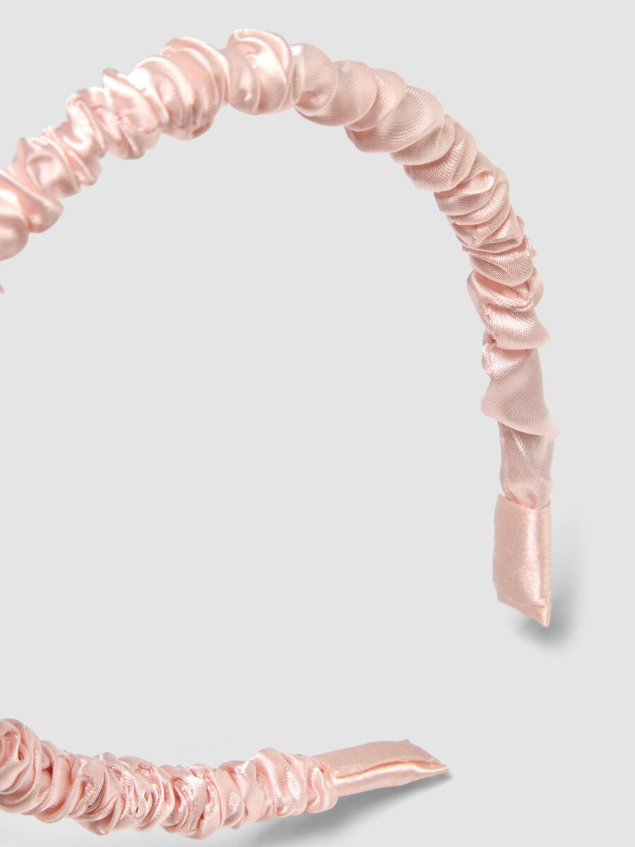 SINCERELY HAIR Pink Satin Headband_2