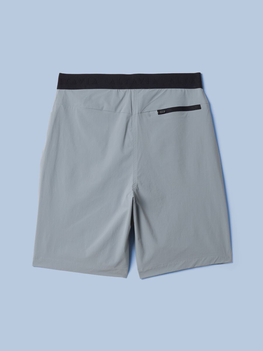 Grey ALTAVIA SAILING stretch-fabric Bermuda shorts_5