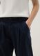 Blue stretch cotton trousers_3