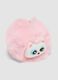 Pink pom‑pom keyring for girls_1