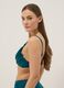 Green shaping bikini top in stretch fabric_3