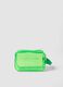 Green toiletry bag with zip closure_1